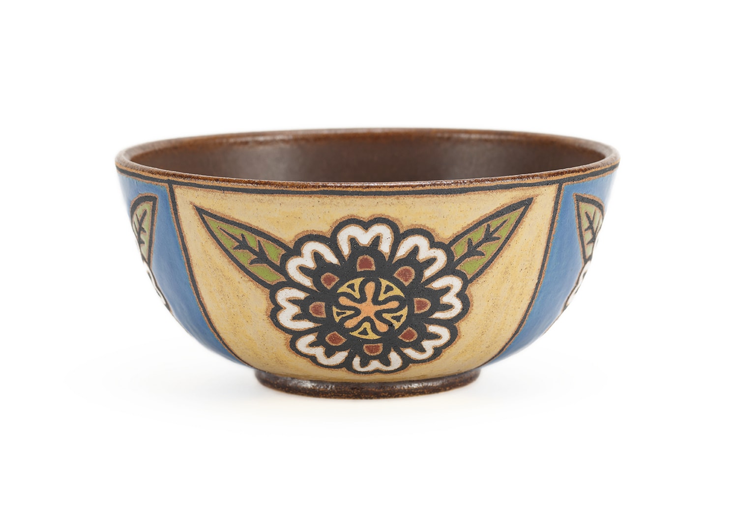 Decorative Ceramic Bowl with Floral Pattern — by Aydee Lopez Martinez